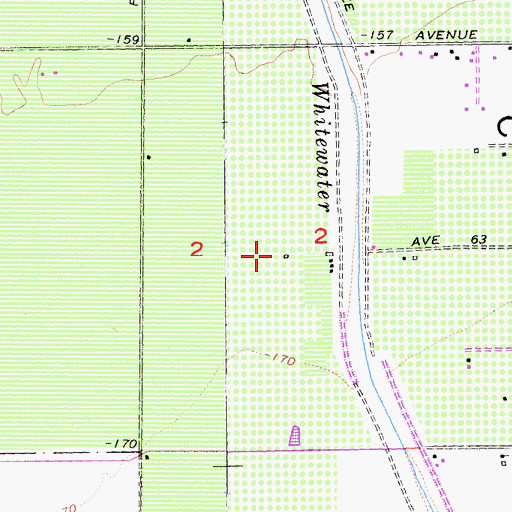 Topographic Map of Water Reclamation Plant Number 4, CA