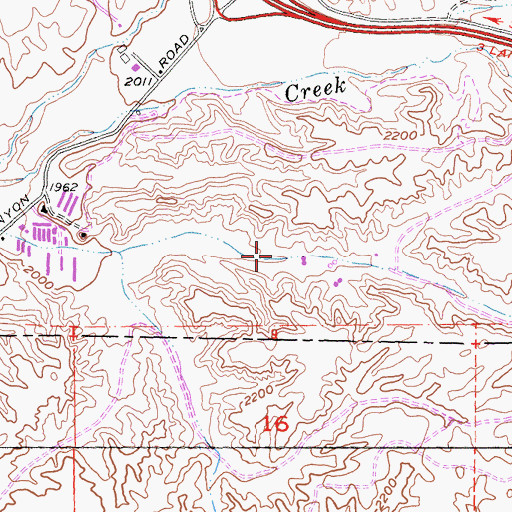 Topographic Map of Yucaipa Valley Water District Sewage Treatment Plant, CA