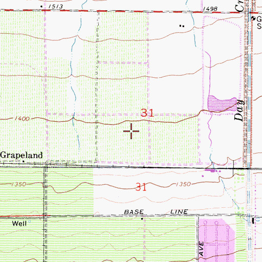 Topographic Map of Carleton P Lightfoot Elementary School, CA