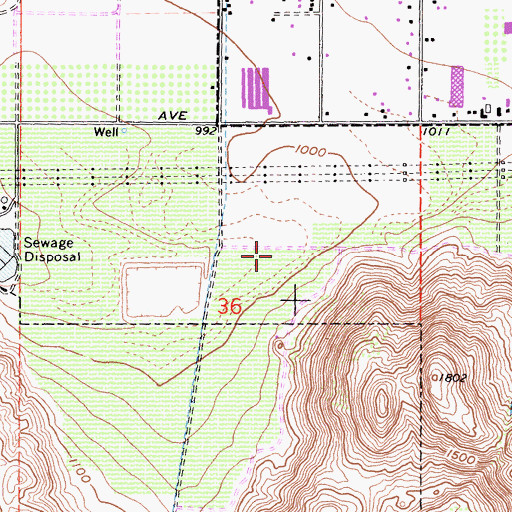 Topographic Map of Cherry Ripe Academy, CA