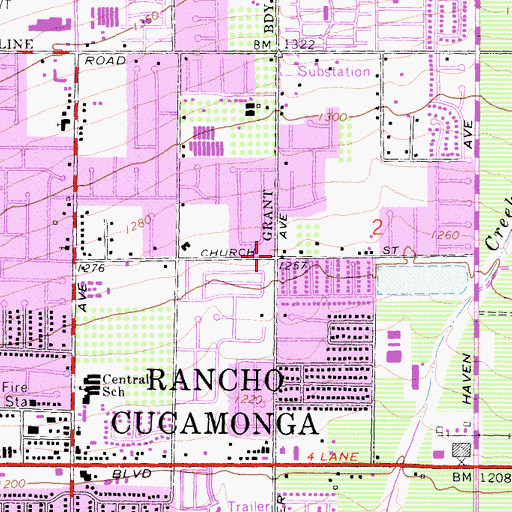 Topographic Map of Childrens World Learning Center, CA