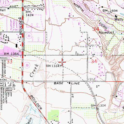 Topographic Map of Citrus Valley Christian Academy, CA