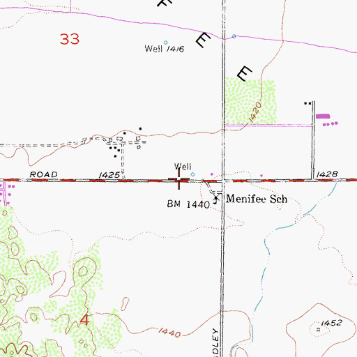 Topographic Map of Good Shepherd Lutheran School, CA