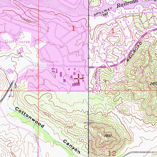Topographic Map of Hope Learning Academy, CA