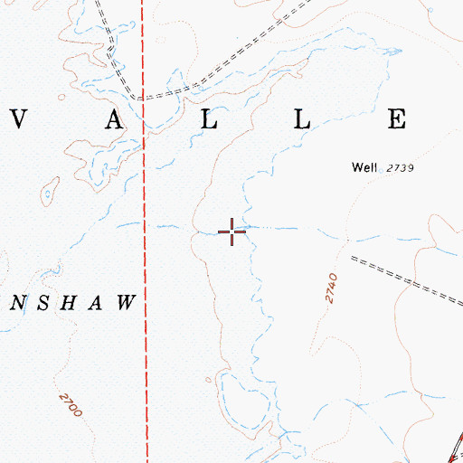 Topographic Map of Matagual Creek, CA