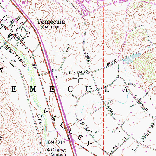 Topographic Map of La Petite Academy, CA