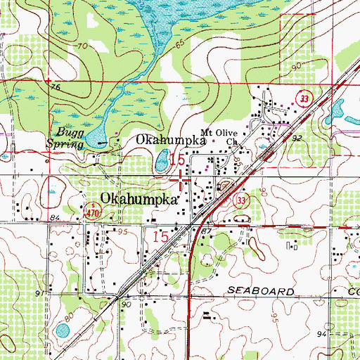 Topographic Map of New Bethel African Methodist Episcopal Church, FL