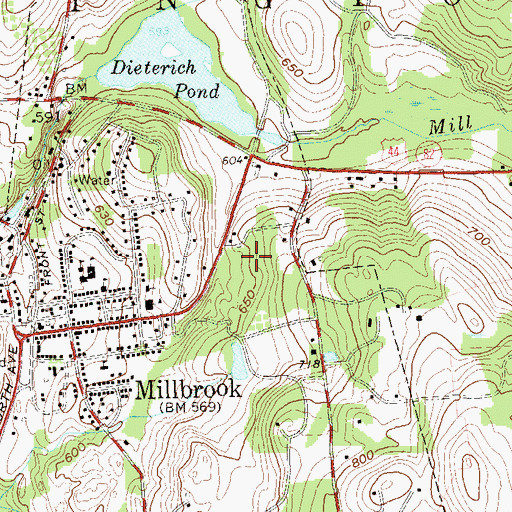 Topographic Map of Cardinal Hayes School For Special Children, NY