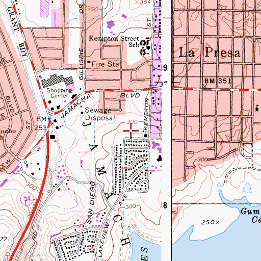 Topographic Map of Grace Covenant Church, CA