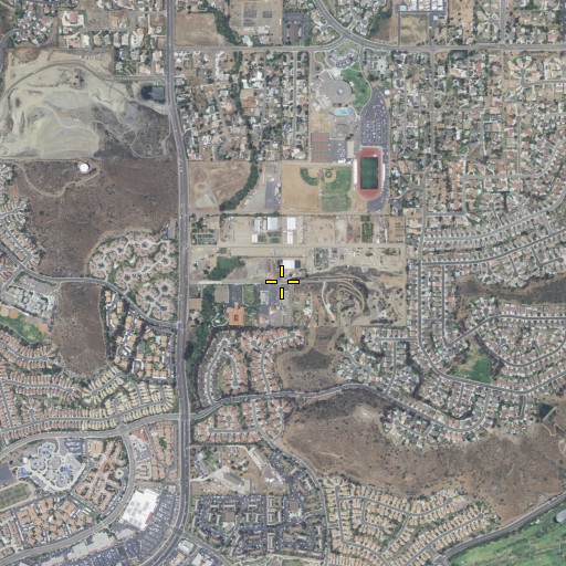 Aerial/Satellite Image of Chaldean Hall, CA