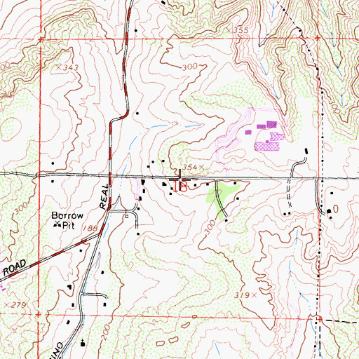 Topographic Map of San Diego Fire - Rescue Department Station 24, CA