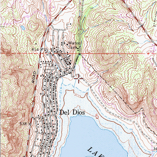Topographic Map of Activated Ministries, CA