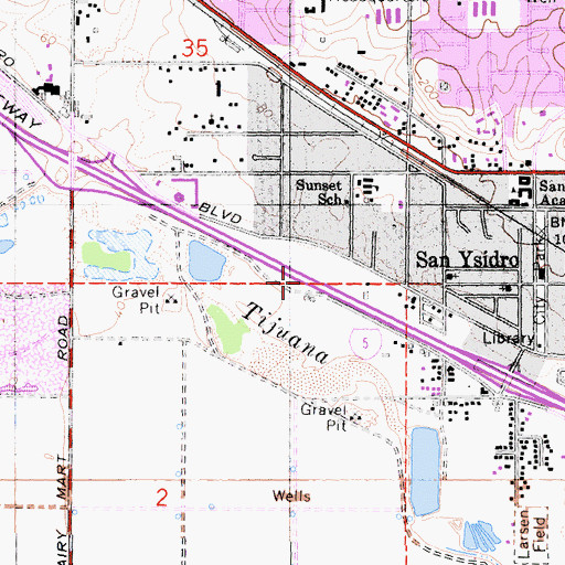 Topographic Map of Armando Perez Ministries, CA