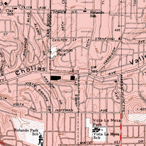 Topographic Map of Believe in God Ministries, CA