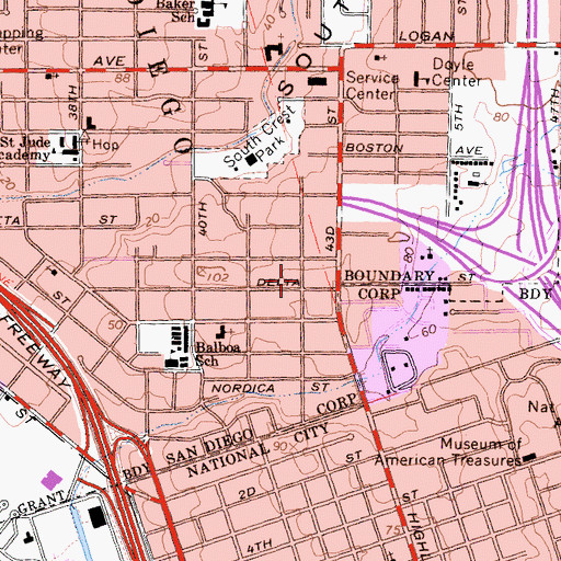 Topographic Map of Church of the Loving God, CA