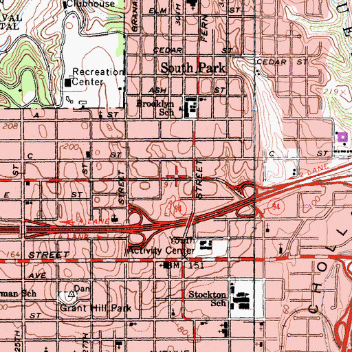 Topographic Map of New Heart Community Church, CA