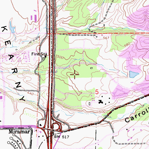 Topographic Map of Northstar Community Church, CA