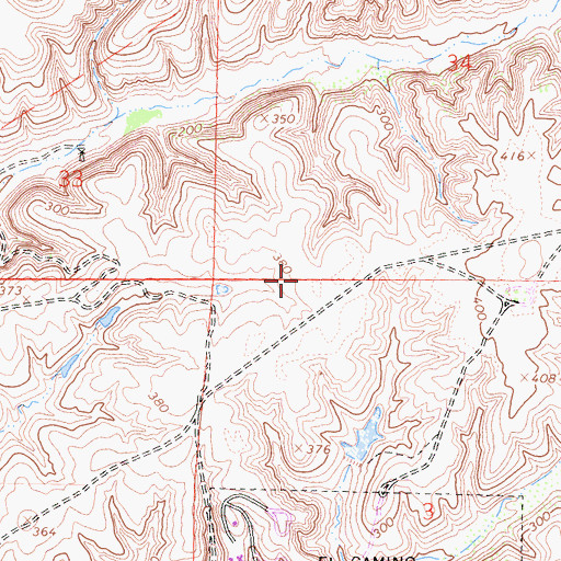 Topographic Map of Charter School of San Diego, CA