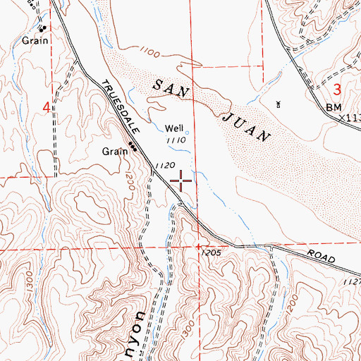 Topographic Map of McDonald Canyon, CA