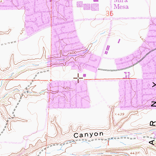 Topographic Map of Good Shepherd Catholic Church School, CA
