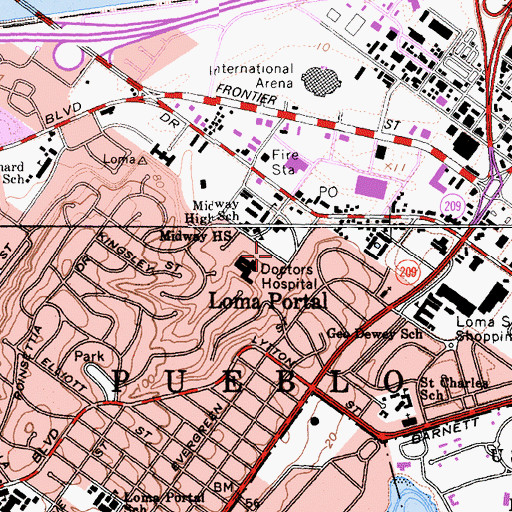 Topographic Map of Living Epistles Christian Center, CA