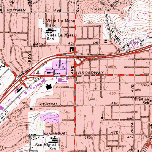 Topographic Map of Rancho Agua Viva Ministries, CA