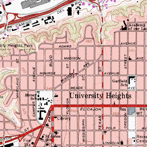 Topographic Map of Temple Of Bhakti Yoga, CA