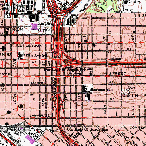 Topographic Map of Universal Church, CA