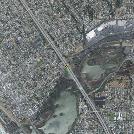 Aerial/Satellite Image of Interchange 51B, CA