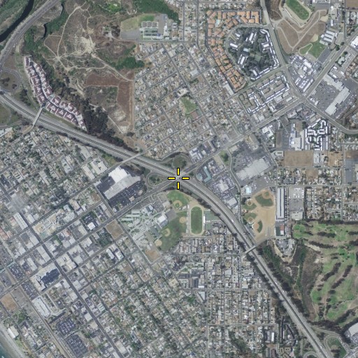 Aerial/Satellite Image of Interchange 53, CA