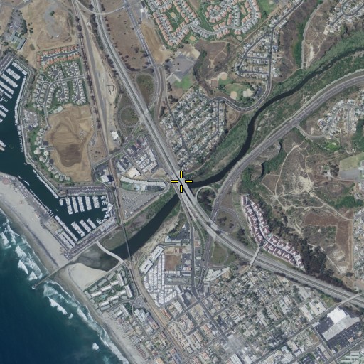 Aerial/Satellite Image of Interchange 54B, CA