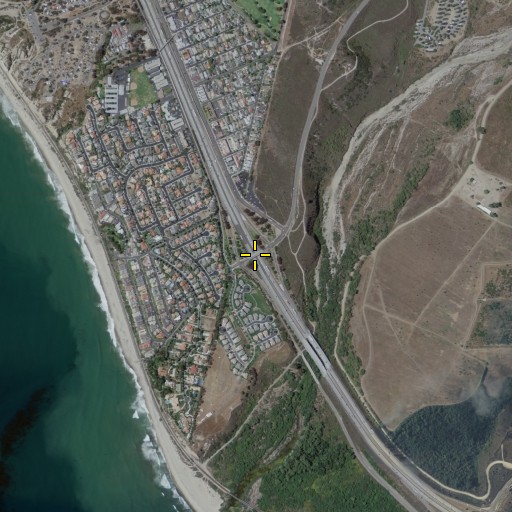 Aerial/Satellite Image of Interchange 72, CA