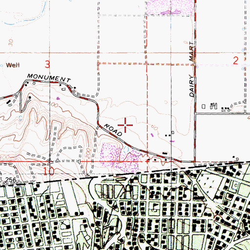 Topographic Map of South Bay Water Reclamation Plant, CA