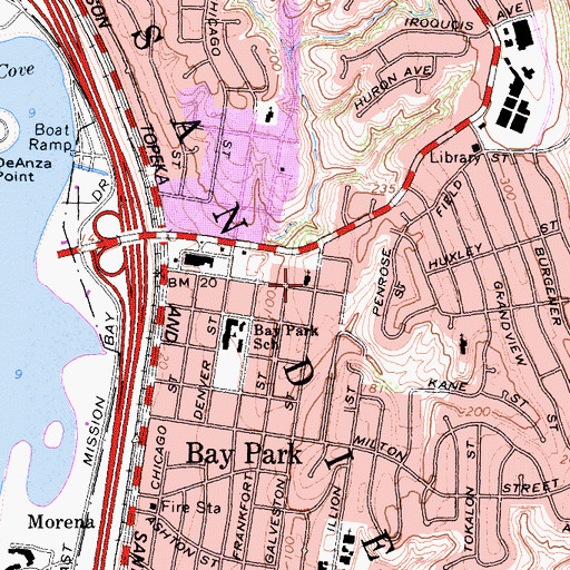 Topographic Map of International Action Ministries, CA