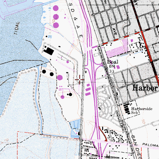 Topographic Map of International Light Church, CA