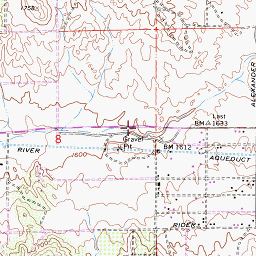 Topographic Map of Mead Valley, CA