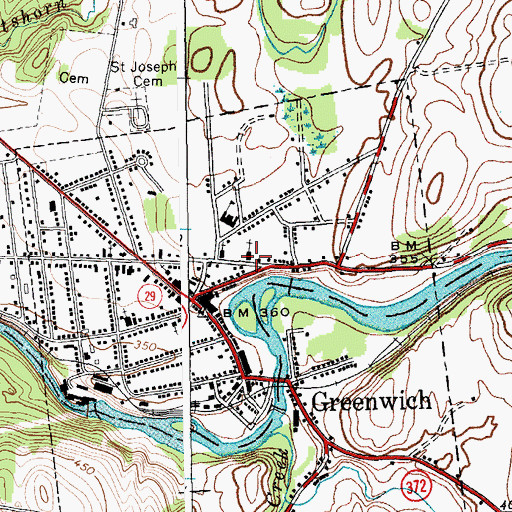 Topographic Map of Bottskill Baptist Church, NY