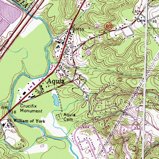 Topographic Map of Carl Lewis Community Center, VA