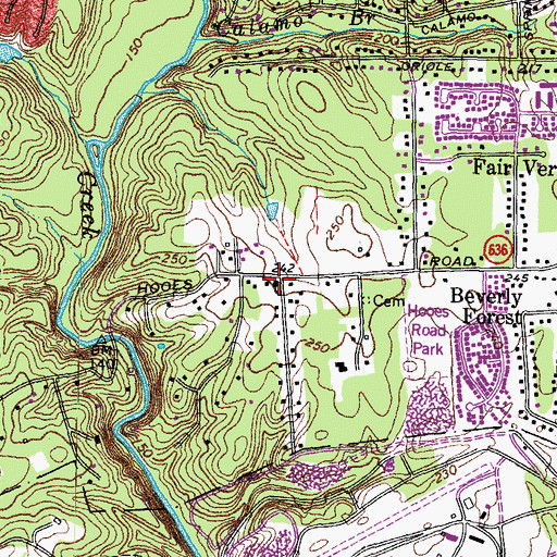 Topographic Map of Jordan Korean Baptist Church, VA