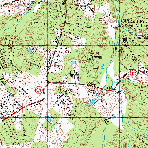 Topographic Map of Living Covenant Church, VA
