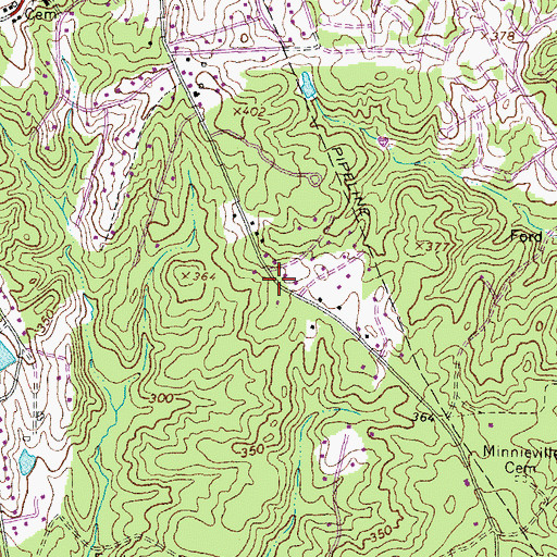 Topographic Map of Congregation NER Shalom, VA