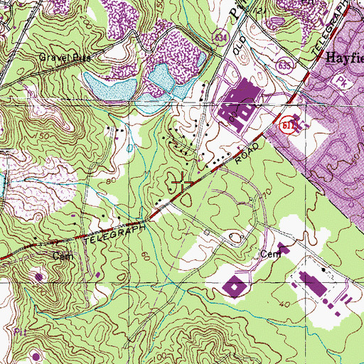 Topographic Map of Faith Fellowship, VA