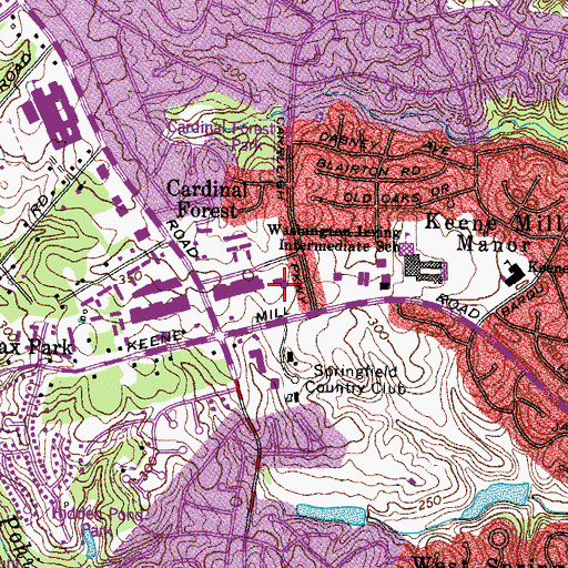 Topographic Map of Grace Ethiopian Church, VA