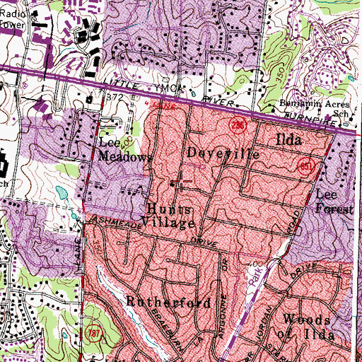 Topographic Map of Highview Christian Fellowship Church, VA