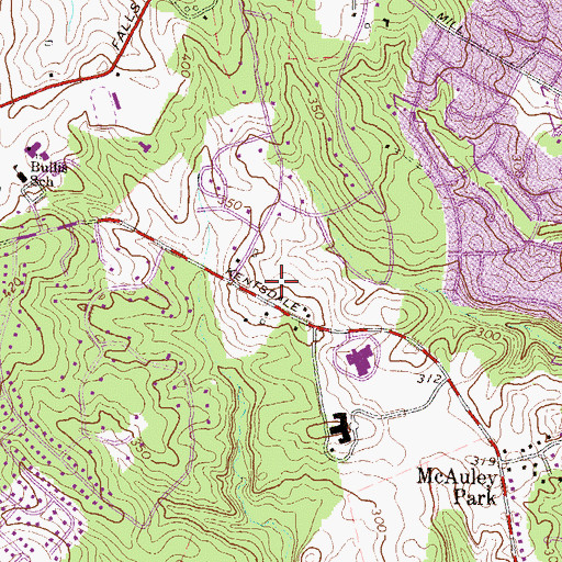 Topographic Map of Holy Resurrection Orthodox Church, MD