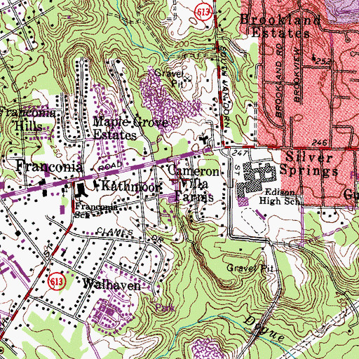 Topographic Map of The Church of Jesus Christ of Latter Day Saints, VA