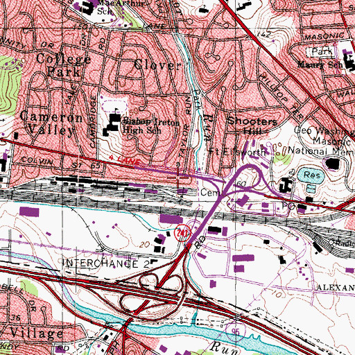 Topographic Map of Victory Temple, VA