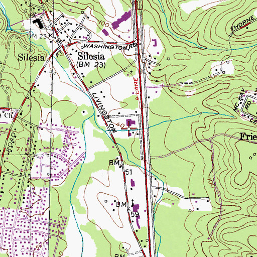 Topographic Map of South Potomac Commerce Center, MD