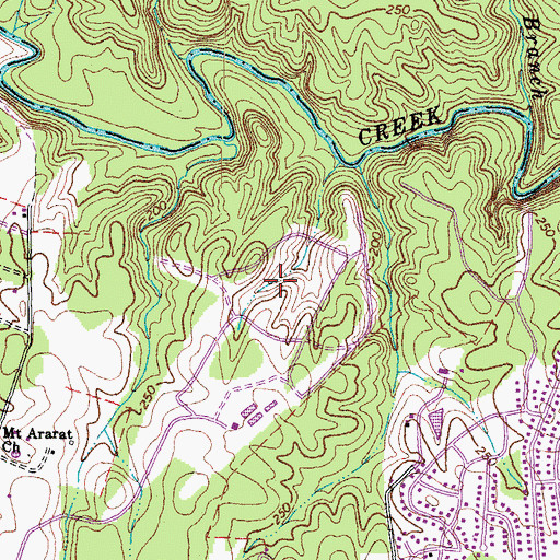 Topographic Map of Stafford Quarry, VA