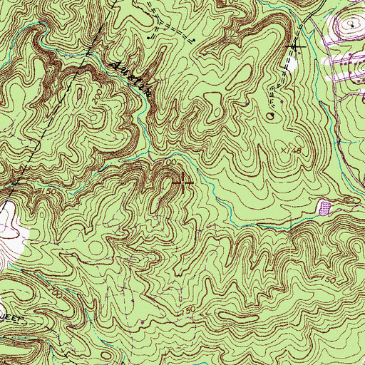 Topographic Map of Austin Ridge Park, VA